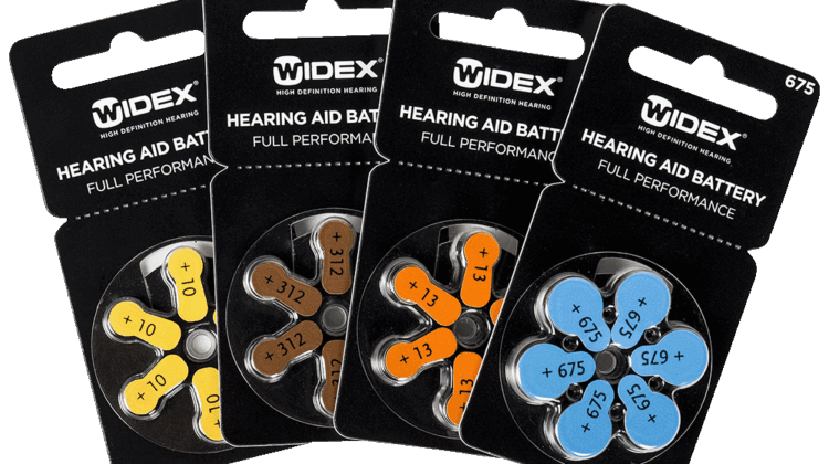 widex işitme cihazı pil görüntüsü